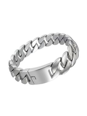 Silver Polished Stainless Steel Chunky Chainlink Necklace ▪︎ (316L)